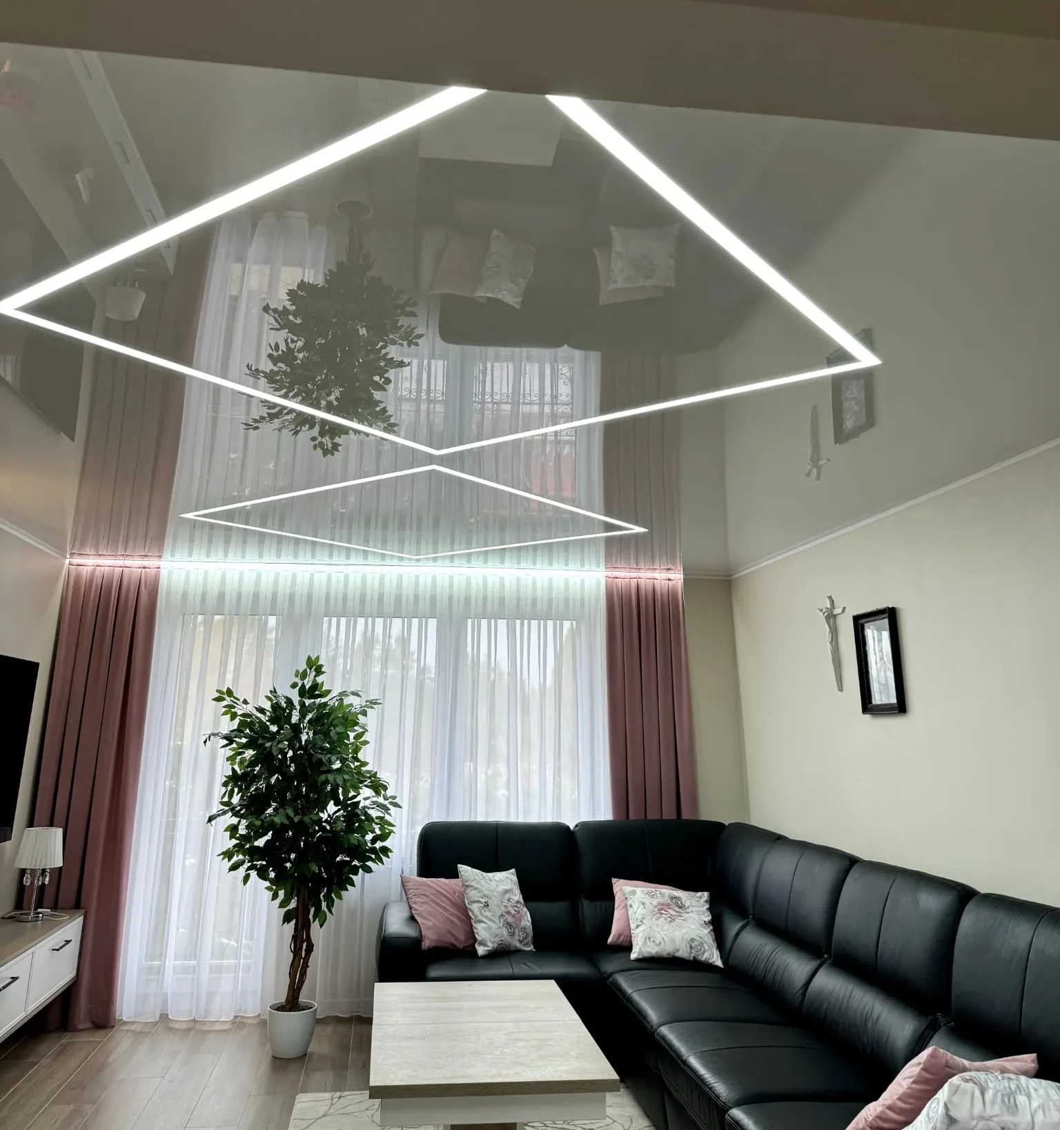 Sufit napinany - realizacja 1